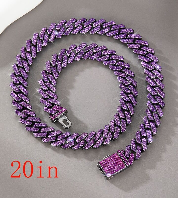 Fashion Necklace Alloy Diamond Chain Necklace For Men