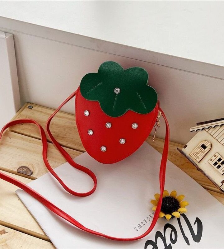 Red Strawberry Crossbody Bag