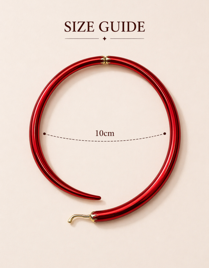 Red Pepper Necklace Alloy Pepper Collar