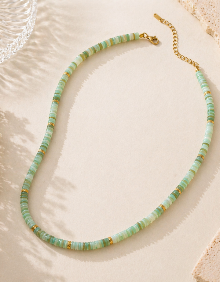Natural Stone Bead Necklace