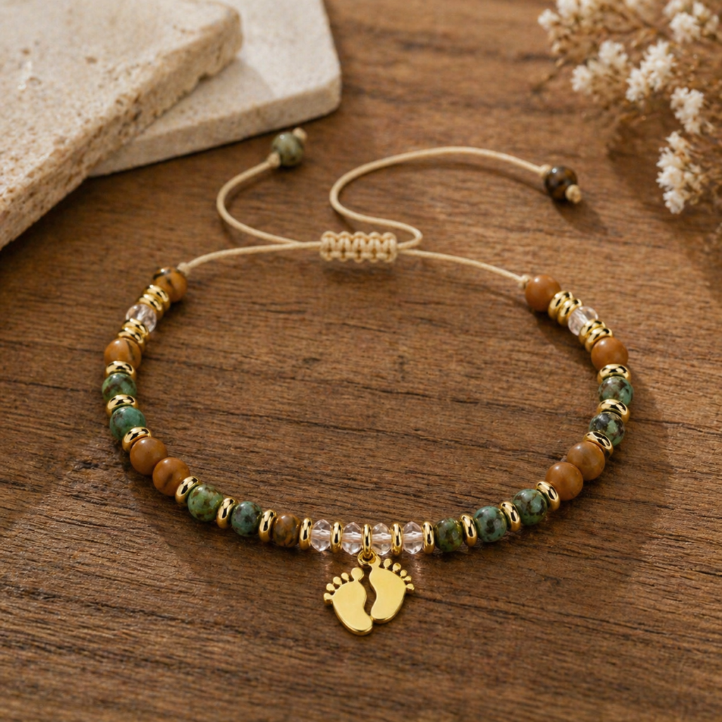 Feet Colorful Beaded Anklet Bracelet