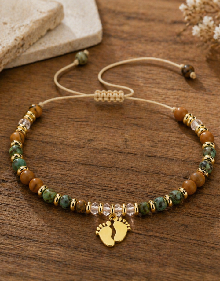 Feet Colorful Beaded Anklet Bracelet
