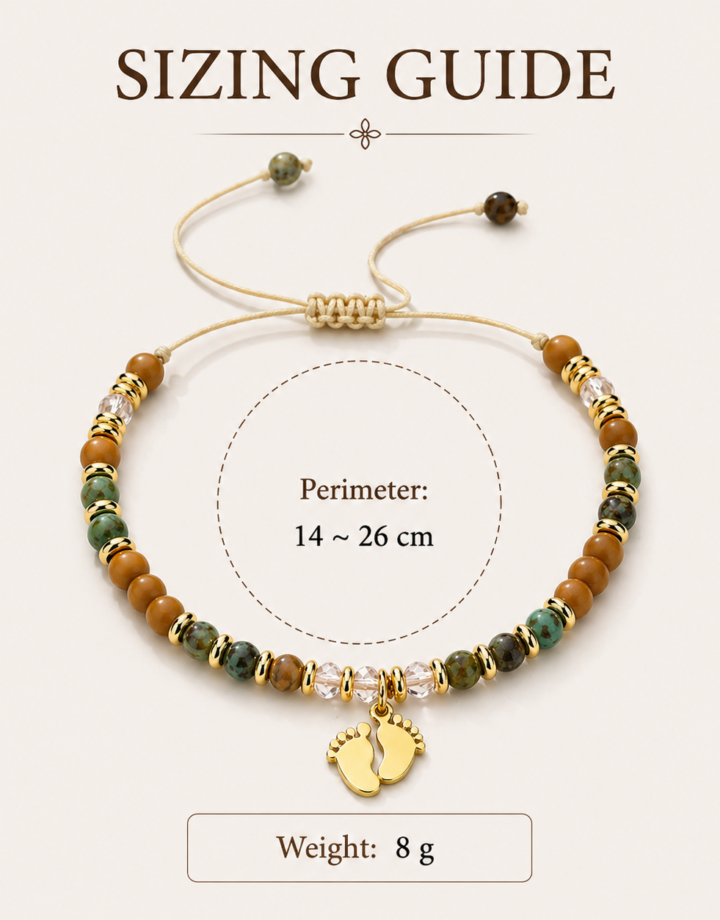 Feet Colorful Beaded Anklet Bracelet