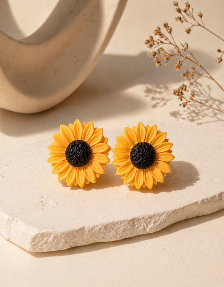 Earrings Daisy Sunflower