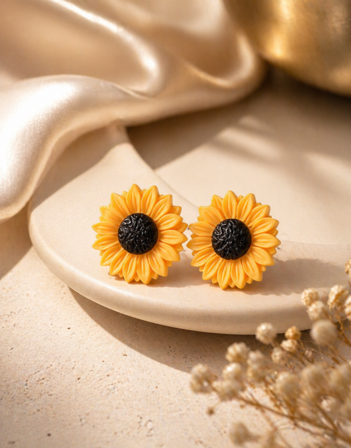 Earrings Daisy Sunflower