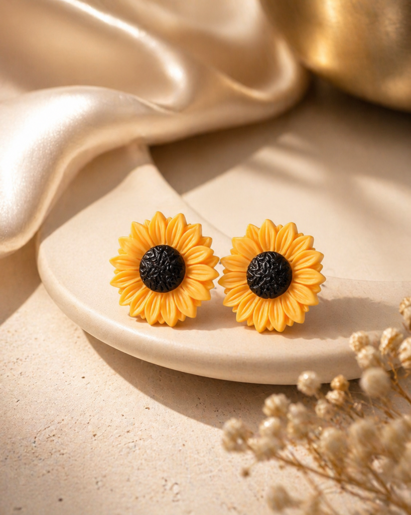 Earrings Daisy Sunflower